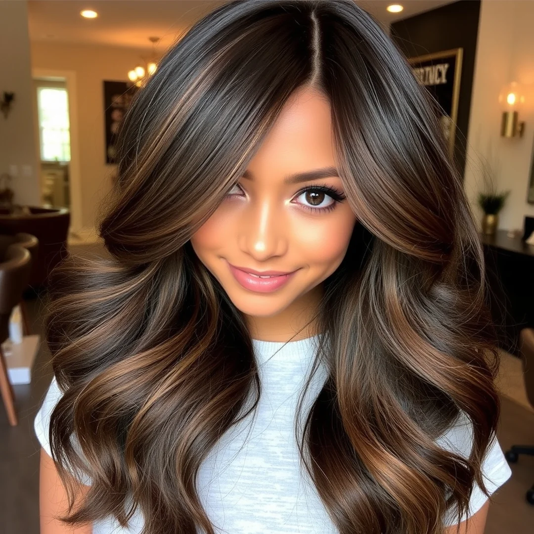 Chocolate Brown Highlights - 20 Winter Highlighted Hair Colors 2026 27 Brunette