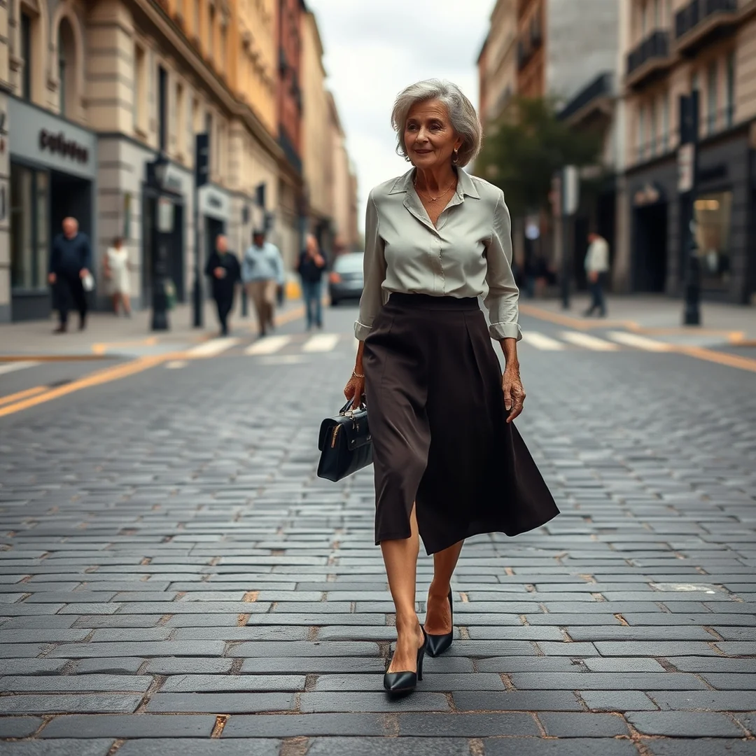 Elegant Midi Skirts - 20 Women Over 50 Outfits 2026 Classic Casual Chic