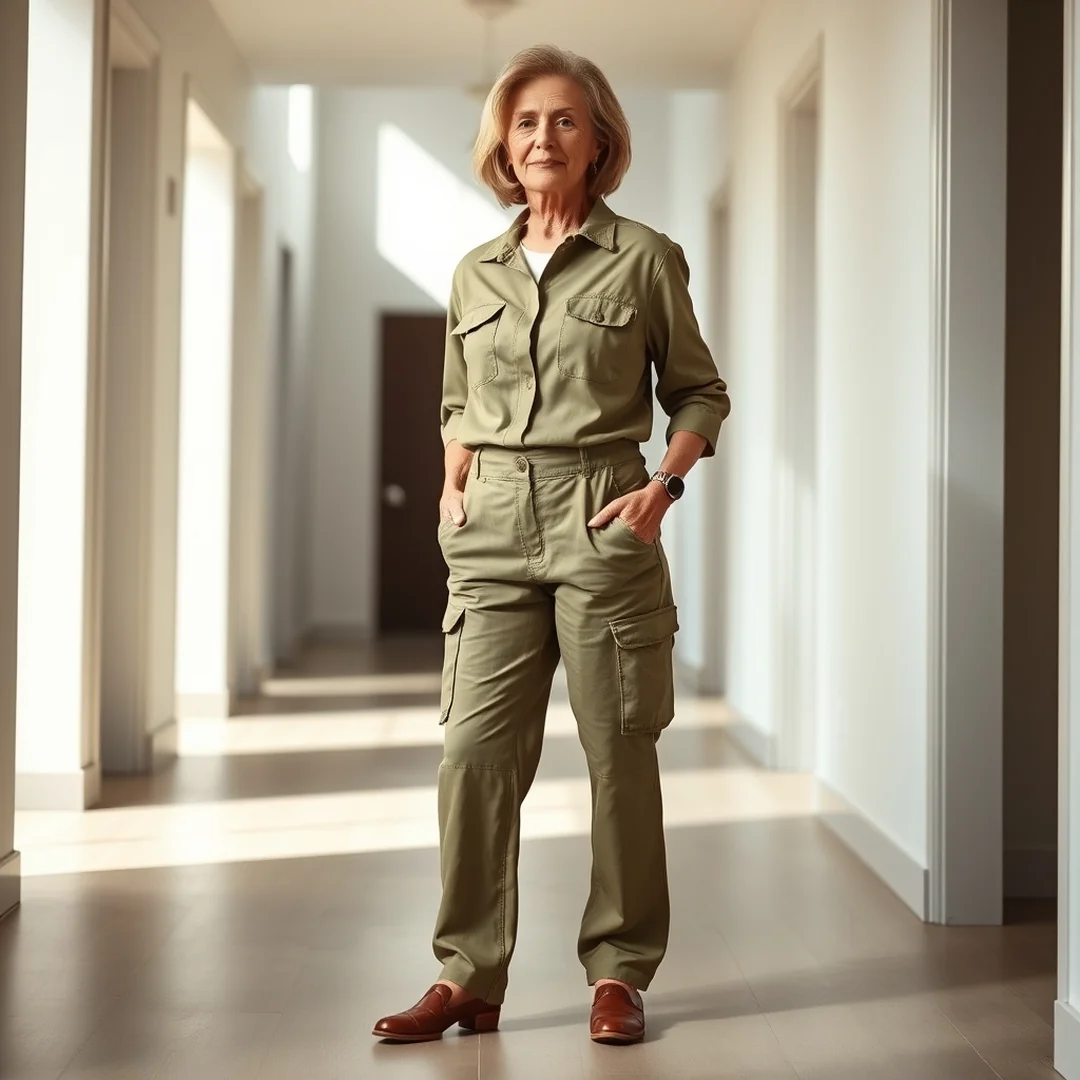 Khaki Utility Pants - 20 Women Over 50 Outfits 2026 Classic Casual Chic