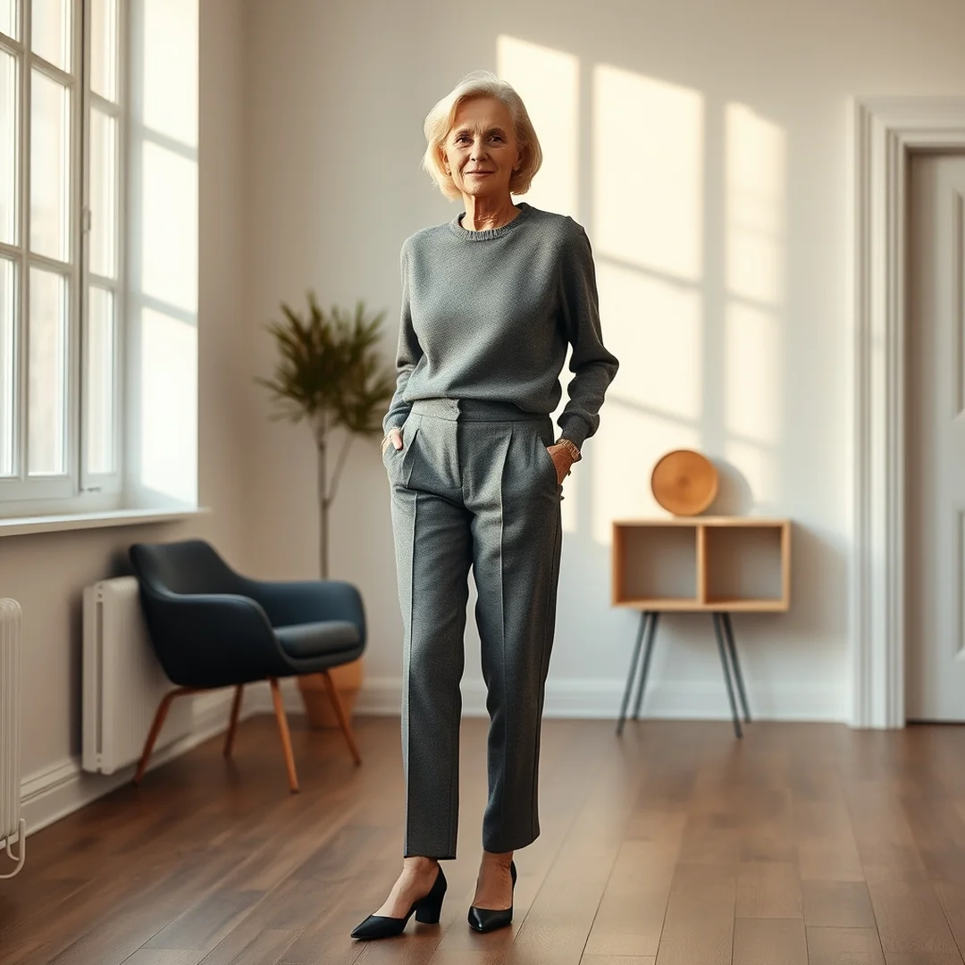 Tailored Ankle Trousers - 20 Women Over 50 Outfits 2026 Classic Casual Chic