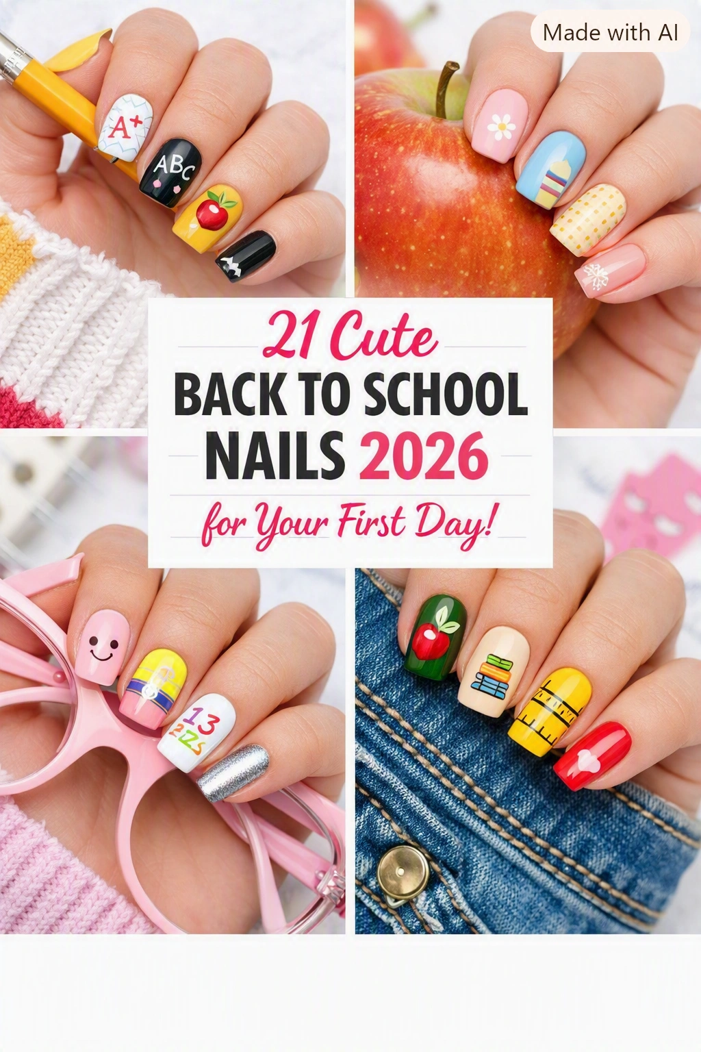 21 Cute Back to School Nails 2026 for Your First Day