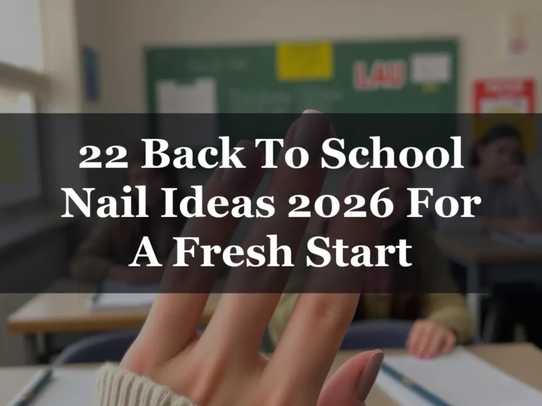 22 Back To School Nail Ideas 2026 For A Fresh Start - 22 Back to School Nail Ideas 2026 for a Fresh Start