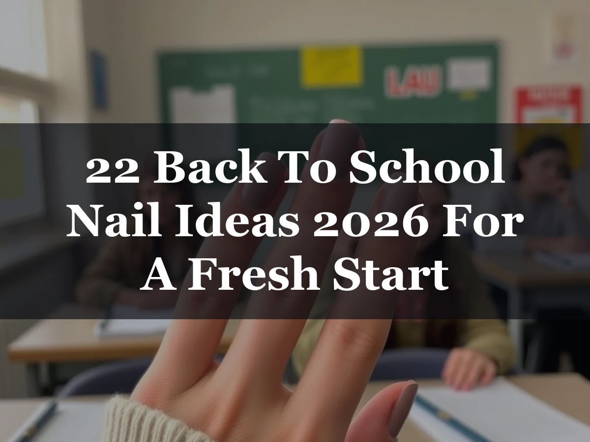 22 Back To School Nail Ideas 2026 For A Fresh Start - 22 Back to School Nail Ideas 2026 for a Fresh Start