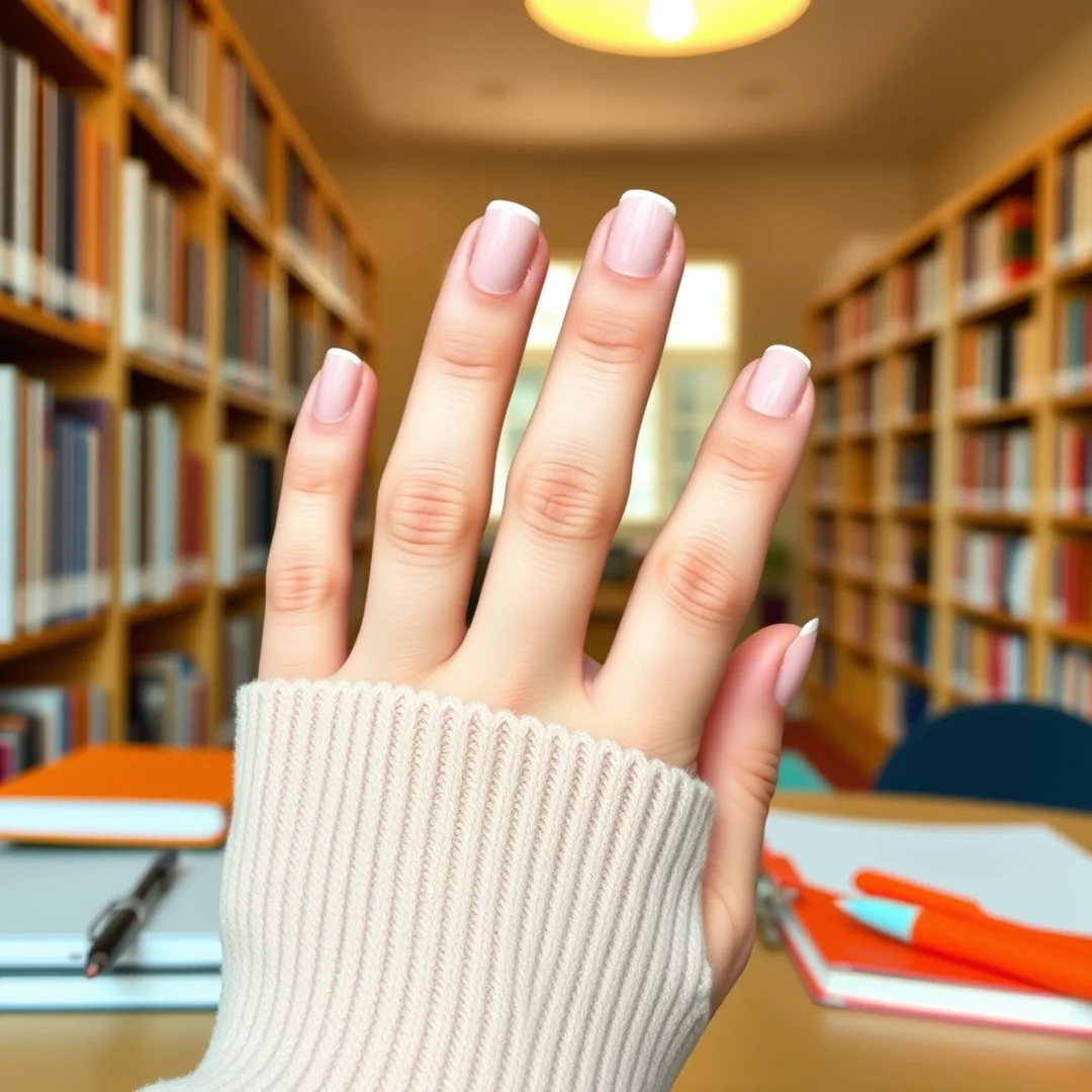 Squoval Back to School Nails - 22 Back to School Nail Ideas 2026 for a Fresh Start