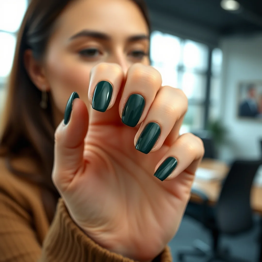 Forest Green Aesthetic - 22 Green Nails That Feel Fresh & Trendy