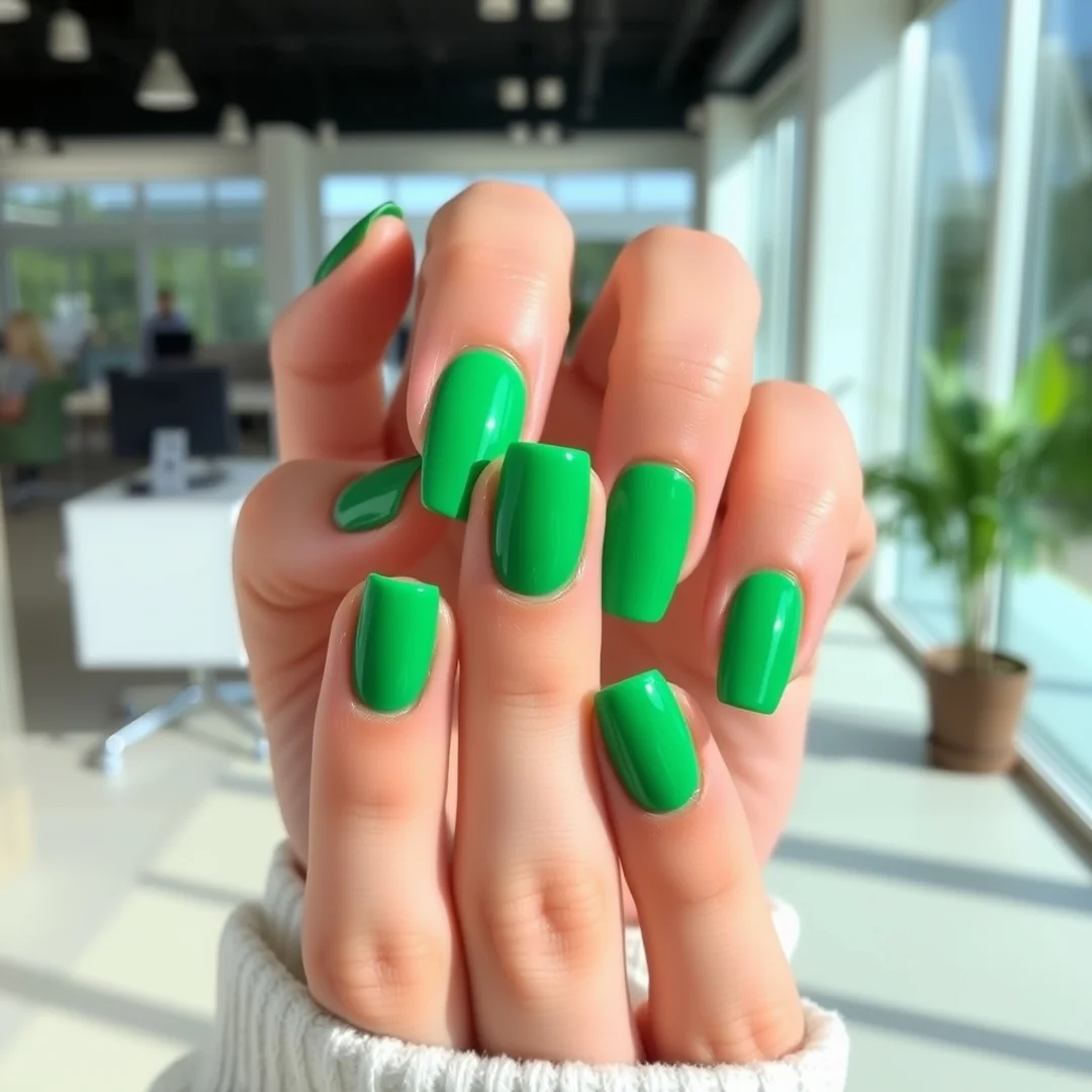 Fresh Green Manicures - 22 Green Nails That Feel Fresh & Trendy