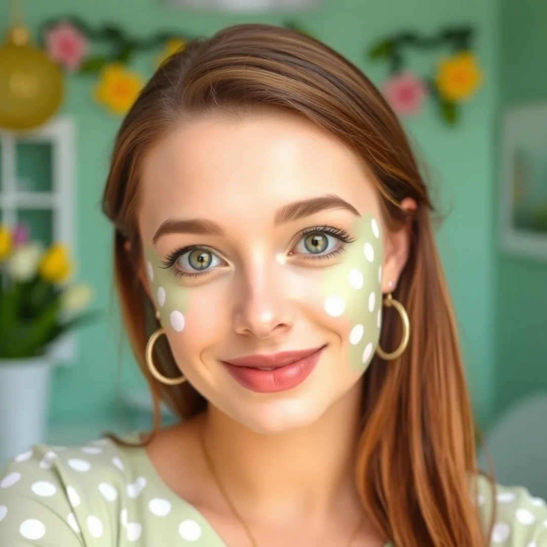 Polka Dot Green - 22 Green Nails That Feel Fresh & Trendy