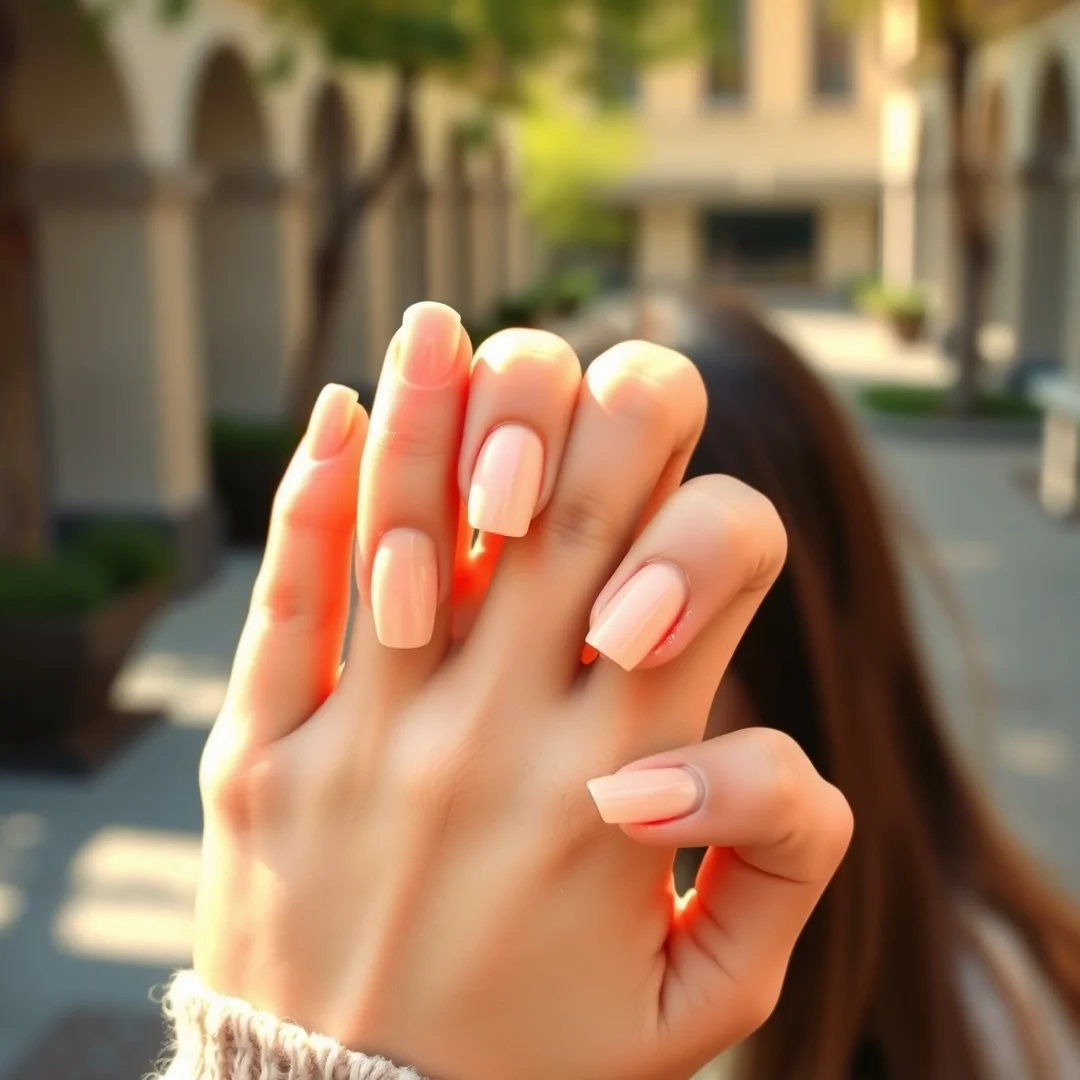 Healthy-Looking Nude Nails - 23 Back to School Nails 2026 That Feel Fresh & Trendy