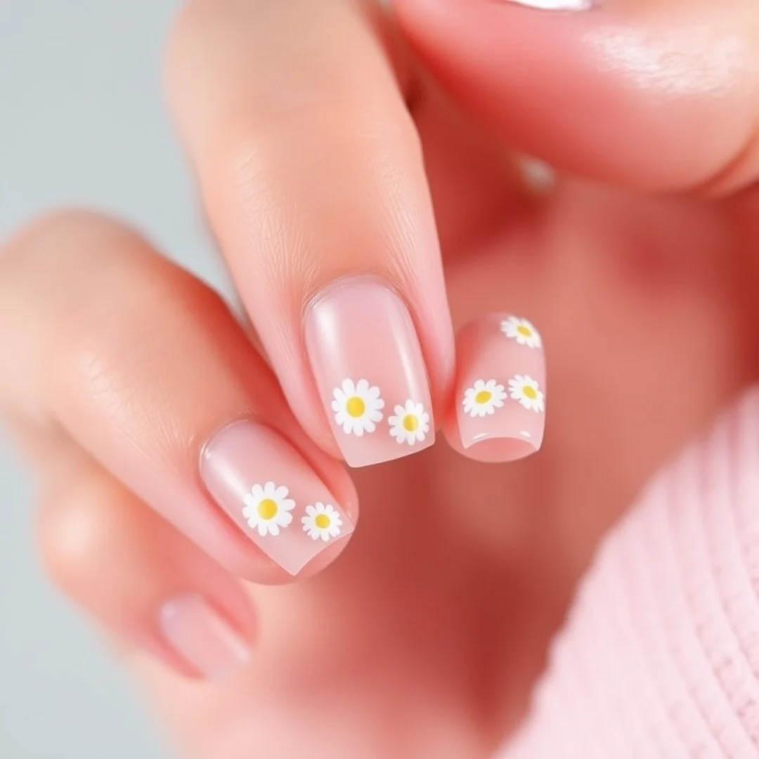 Short Floral Nail Art - 24 Spring Floral Nails That Look Stunning