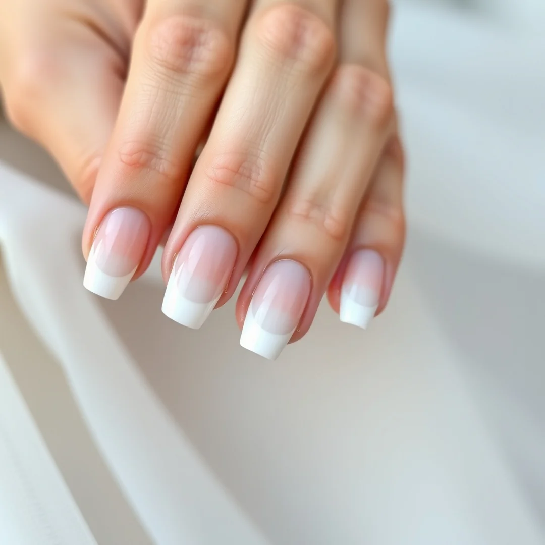 Ombre Fade Style - 24 Summer Bridal Nails 2026 for a Beautiful Wedding Look