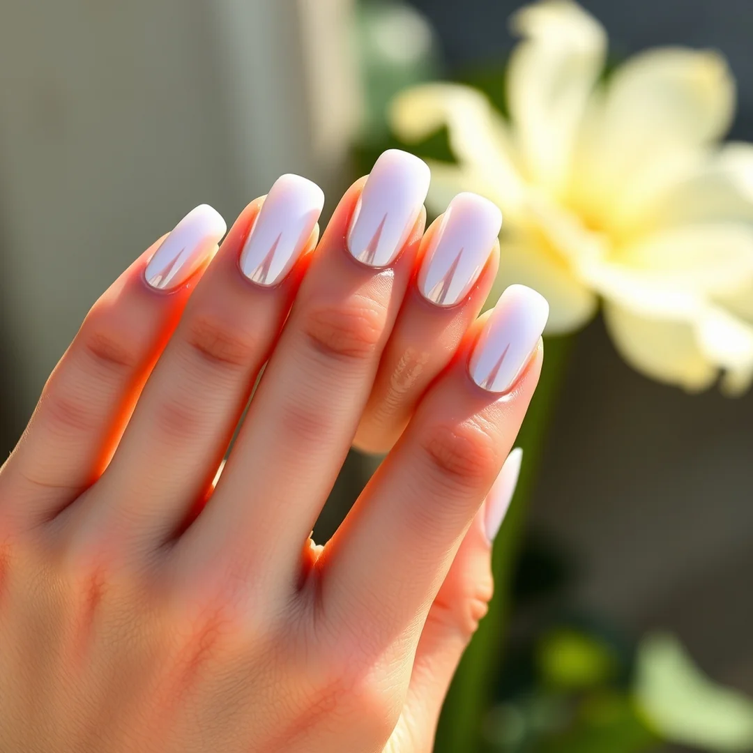 High-Gloss Bridal Manicure - 24 Summer Bridal Nails 2026 for a Beautiful Wedding Look