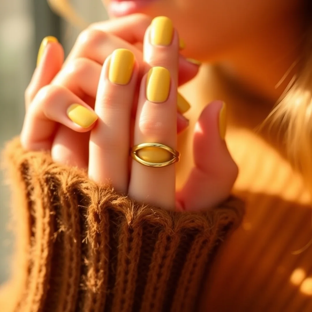 Gold Ring Coordination - 25 Summer Wedding Nails 2026 Every Bride Will Love