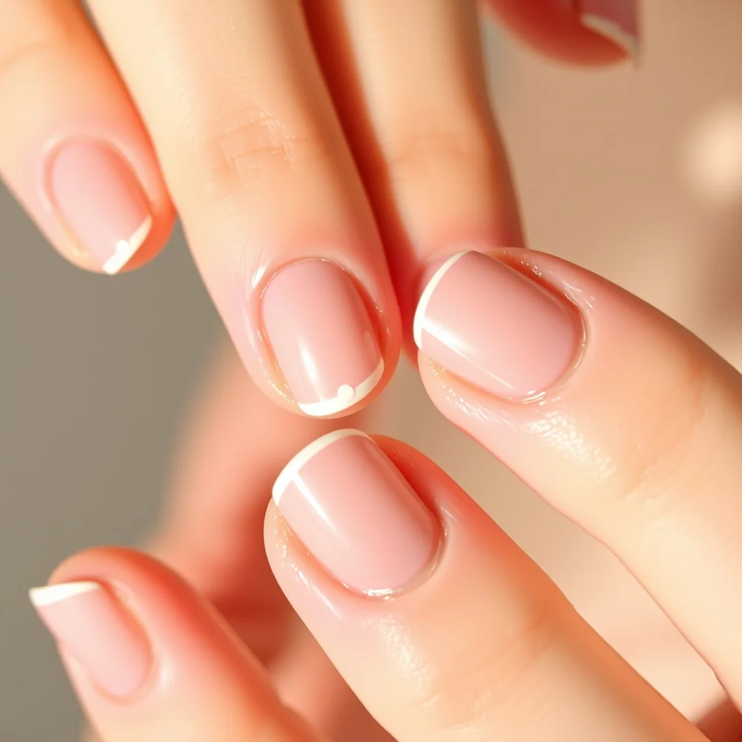 Minimalist Dot Art - 25 Summer Wedding Nails 2026 Every Bride Will Love