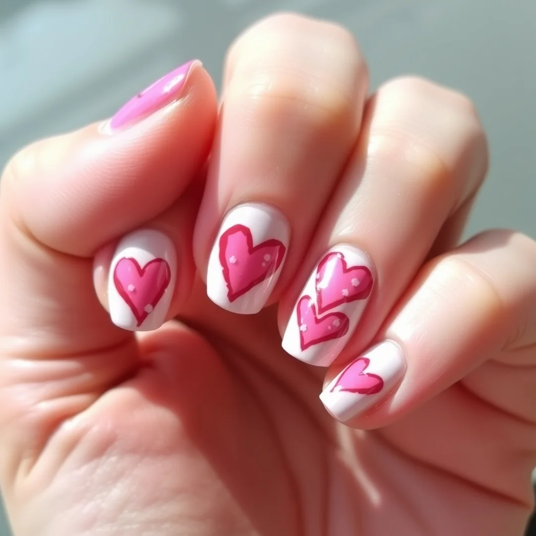 Detailed Valentine Heart Art - 25 Valentine’s Day Nails You’ll Want This Year
