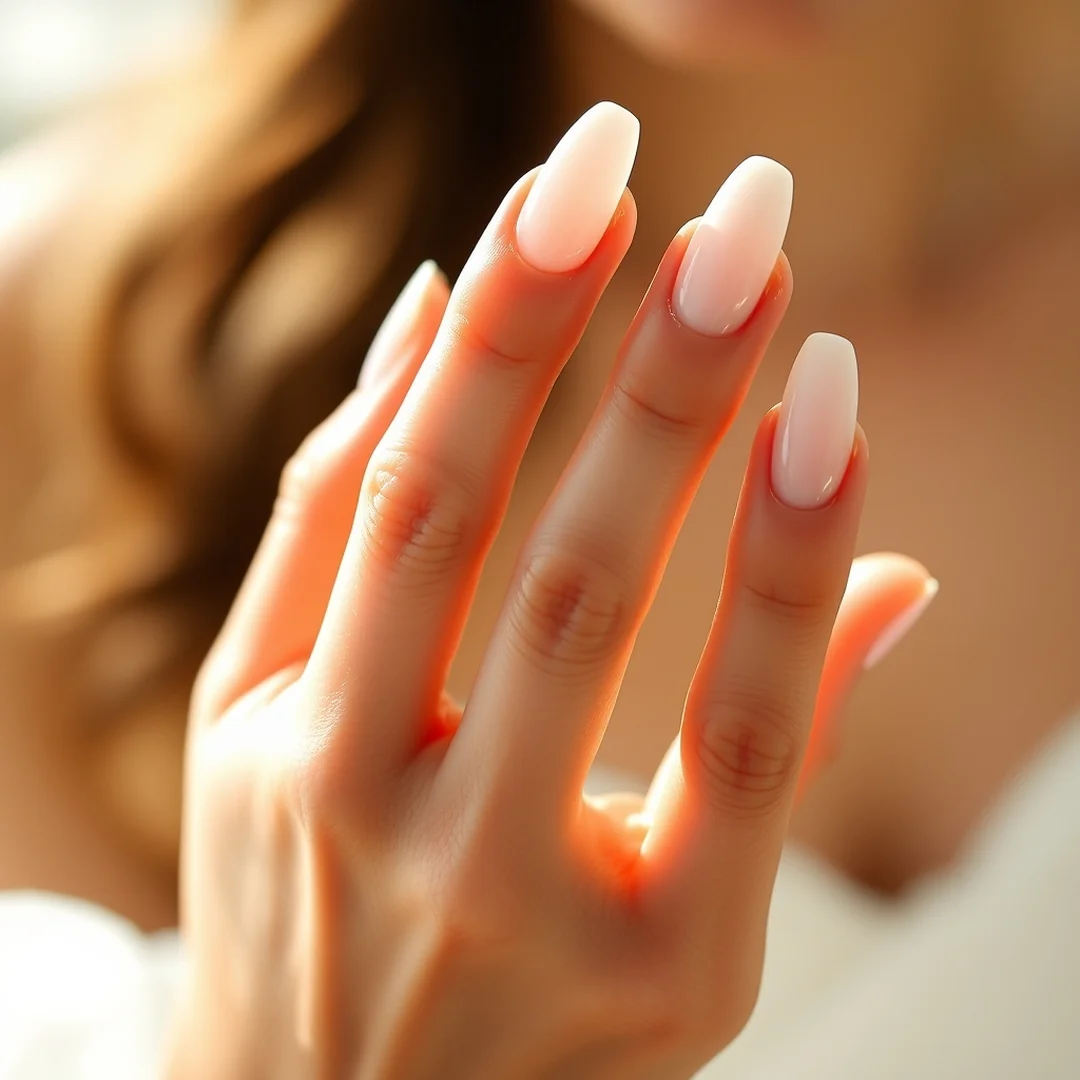 Long Almond Bridal Tips - 25 Wedding Nails for Brides in 2026
