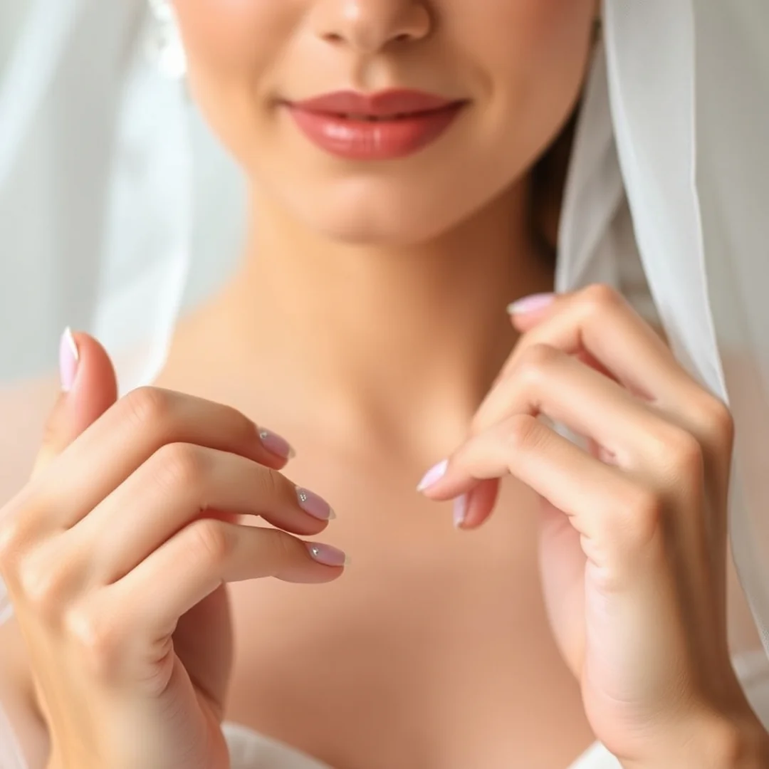 Minimalist Dot Details - 25 Wedding Nails for Brides in 2026