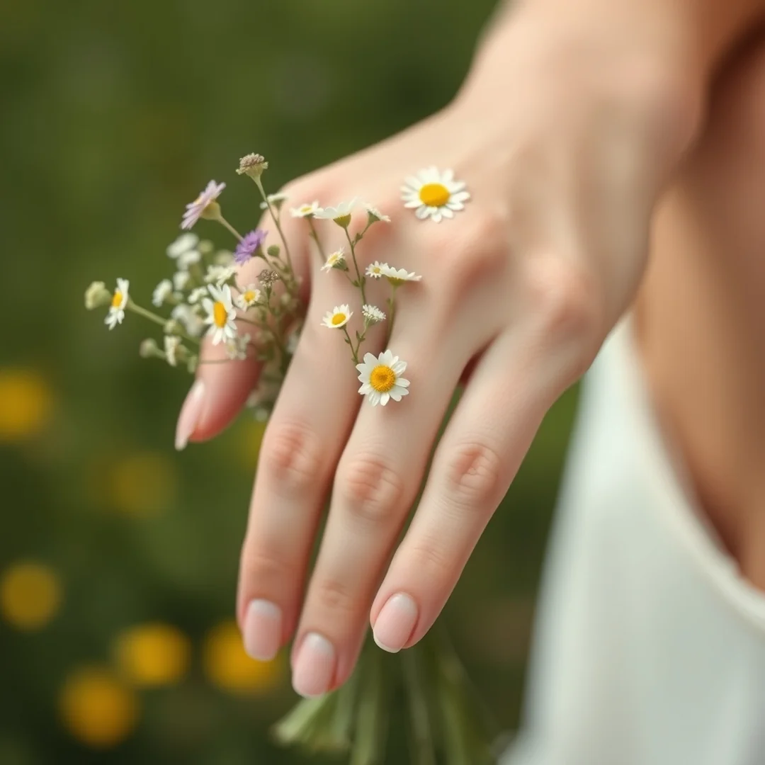 Soft Floral Art - 25 Wedding Nails for Brides in 2026