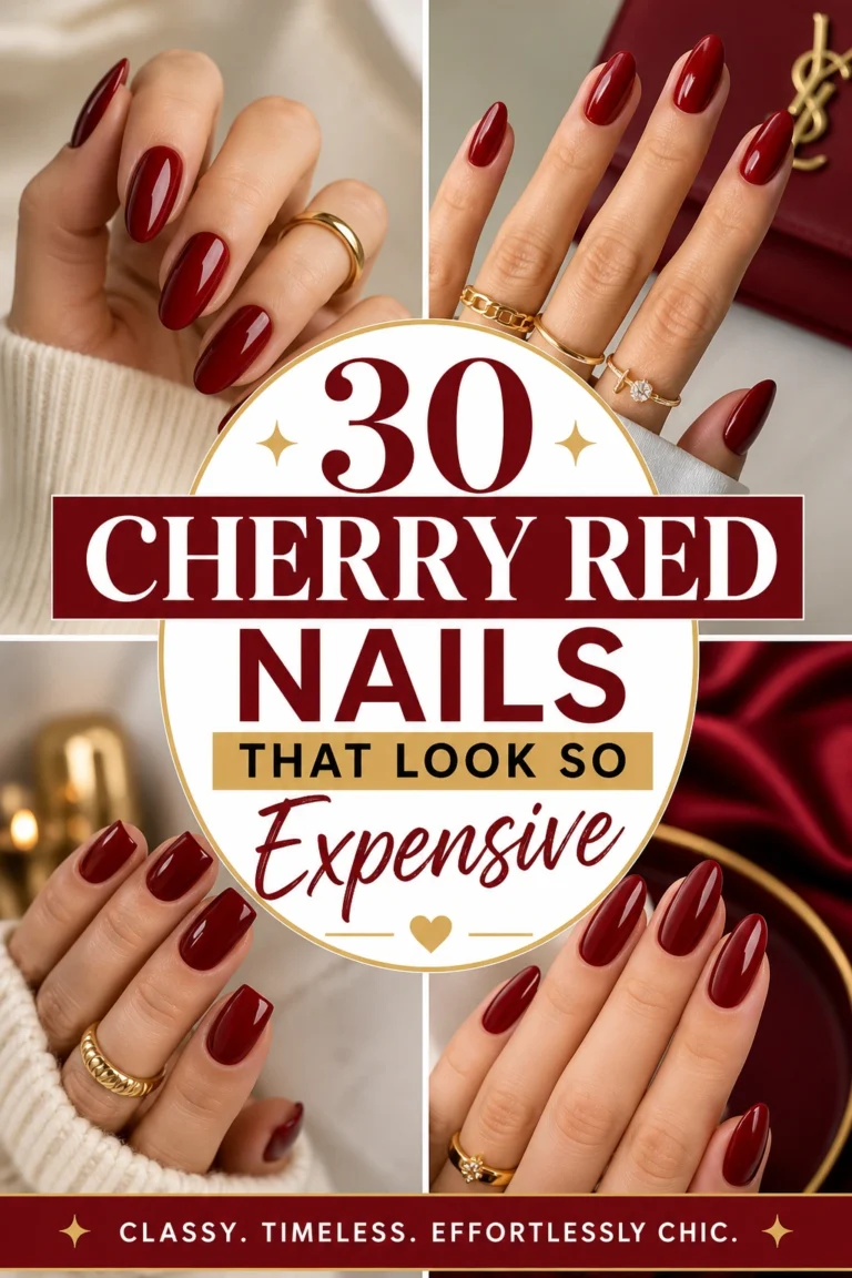 30 Cherry Red Nails That Look So Expensive