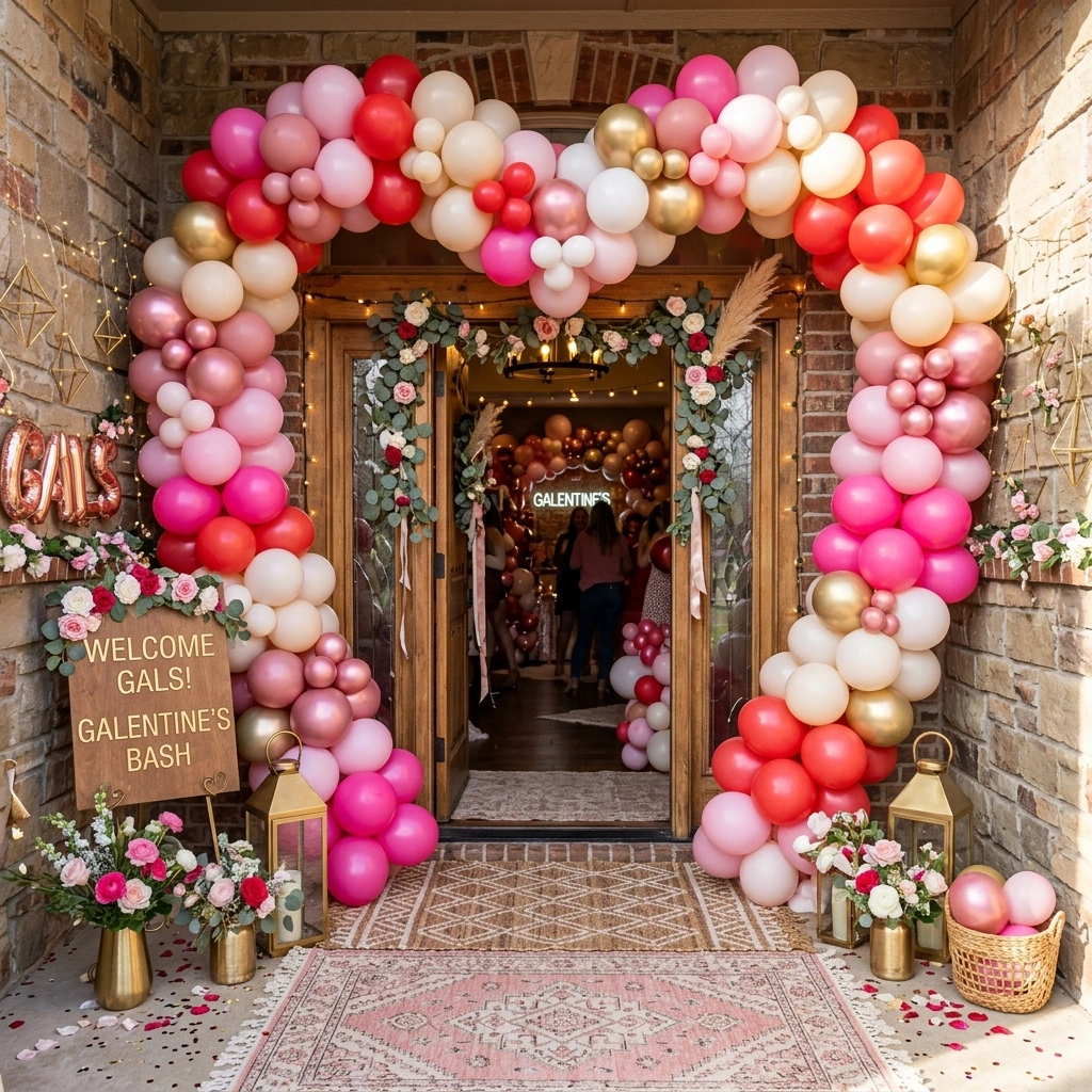 4. Heart Balloon Arch