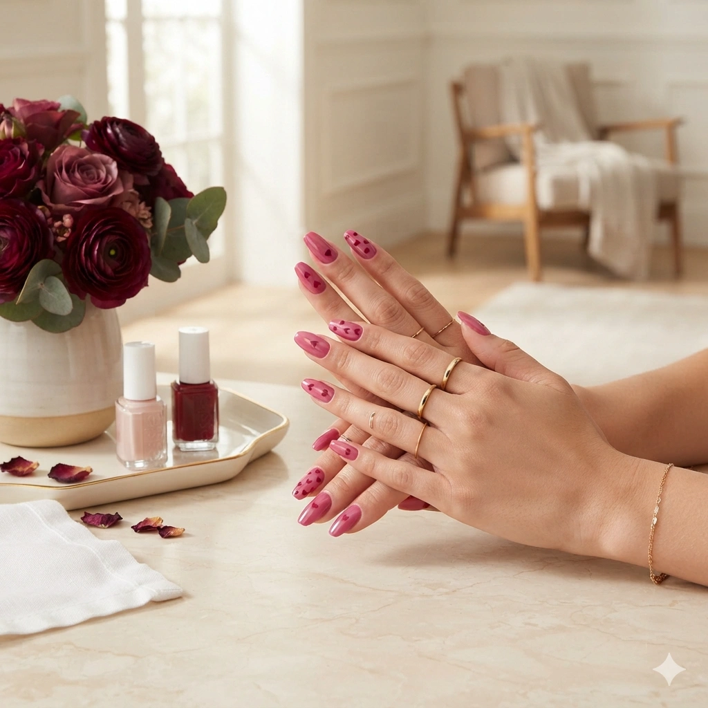 Berry Pink Hearts