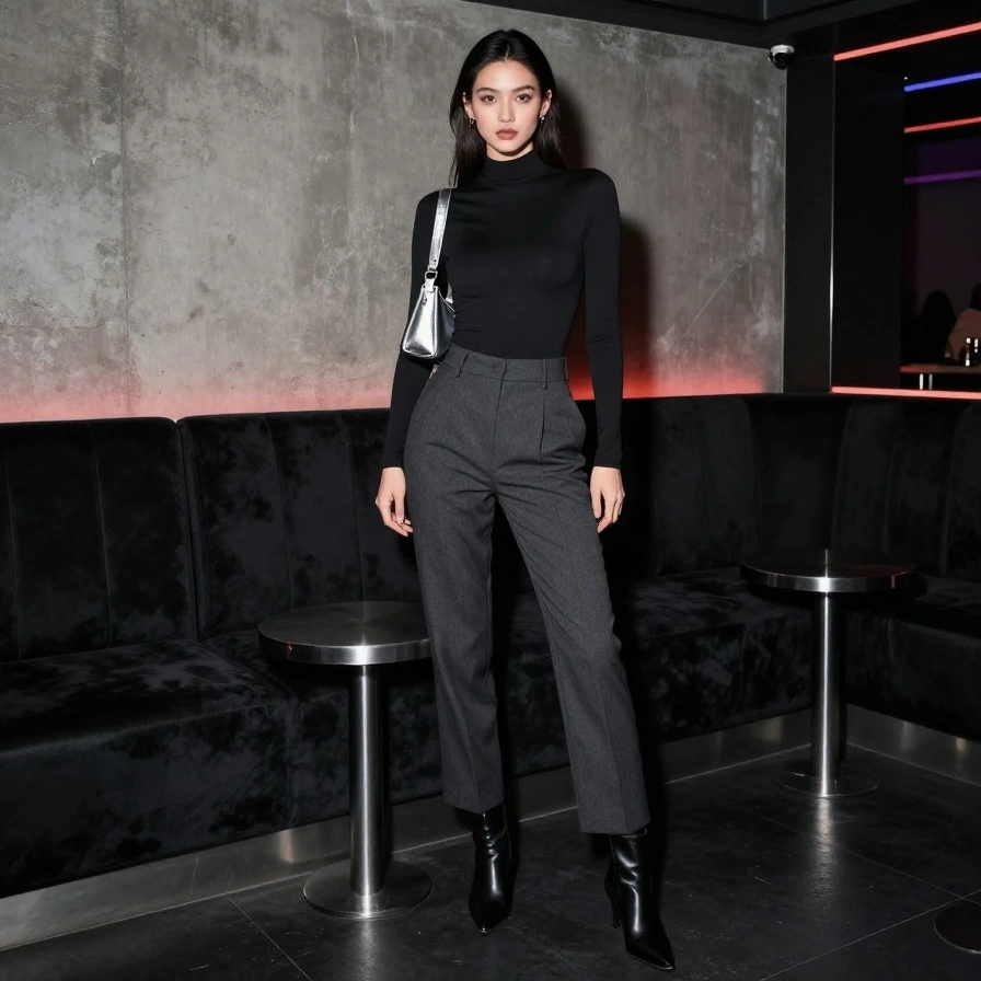 Black Bodysuit Combo