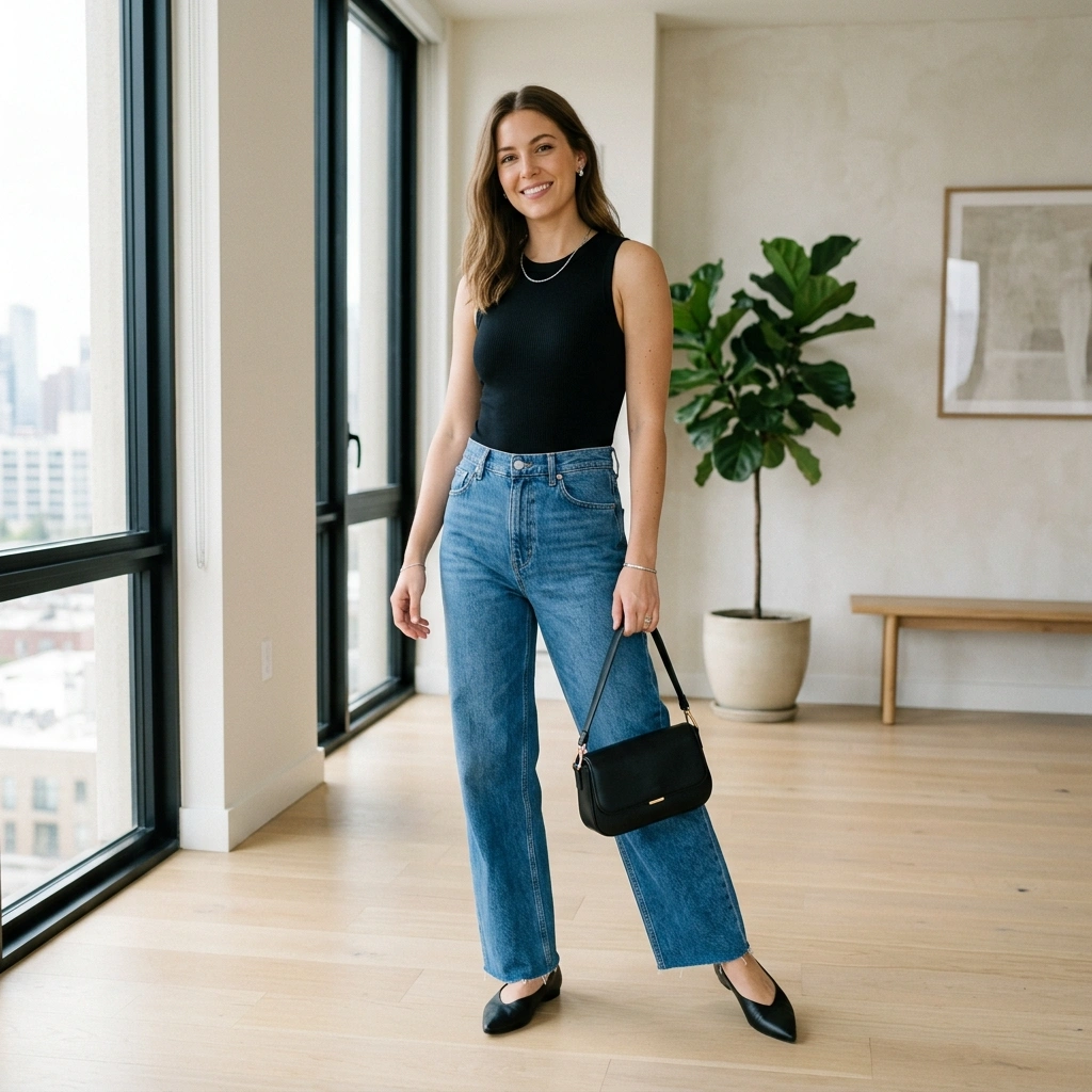 Black Bodysuit Denim