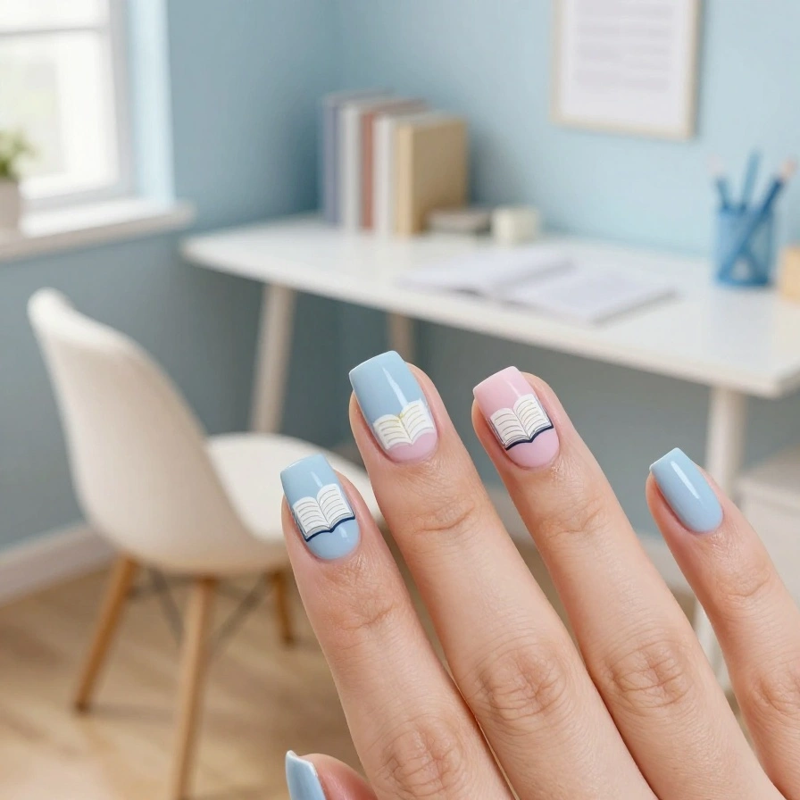 Blue Book Nails