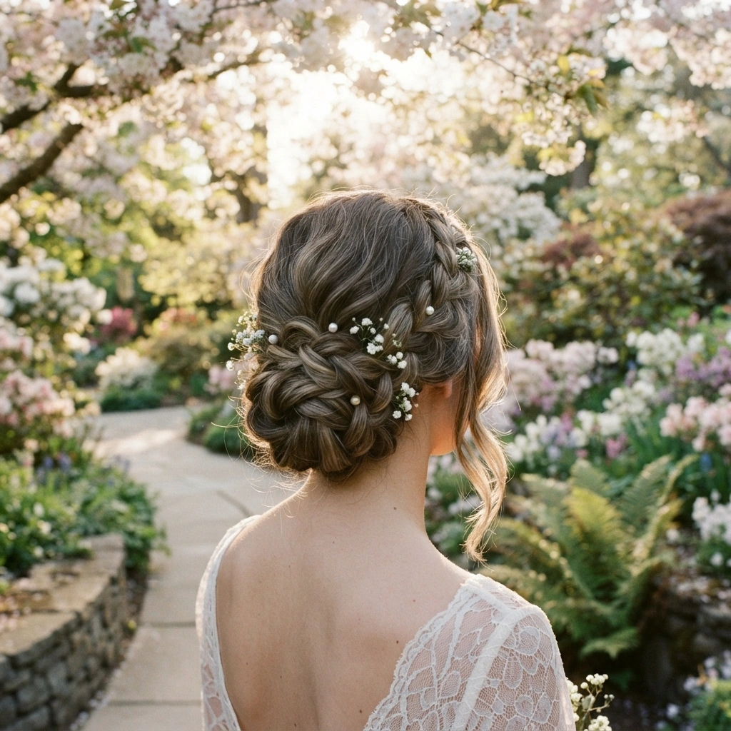 Braided Low Bun