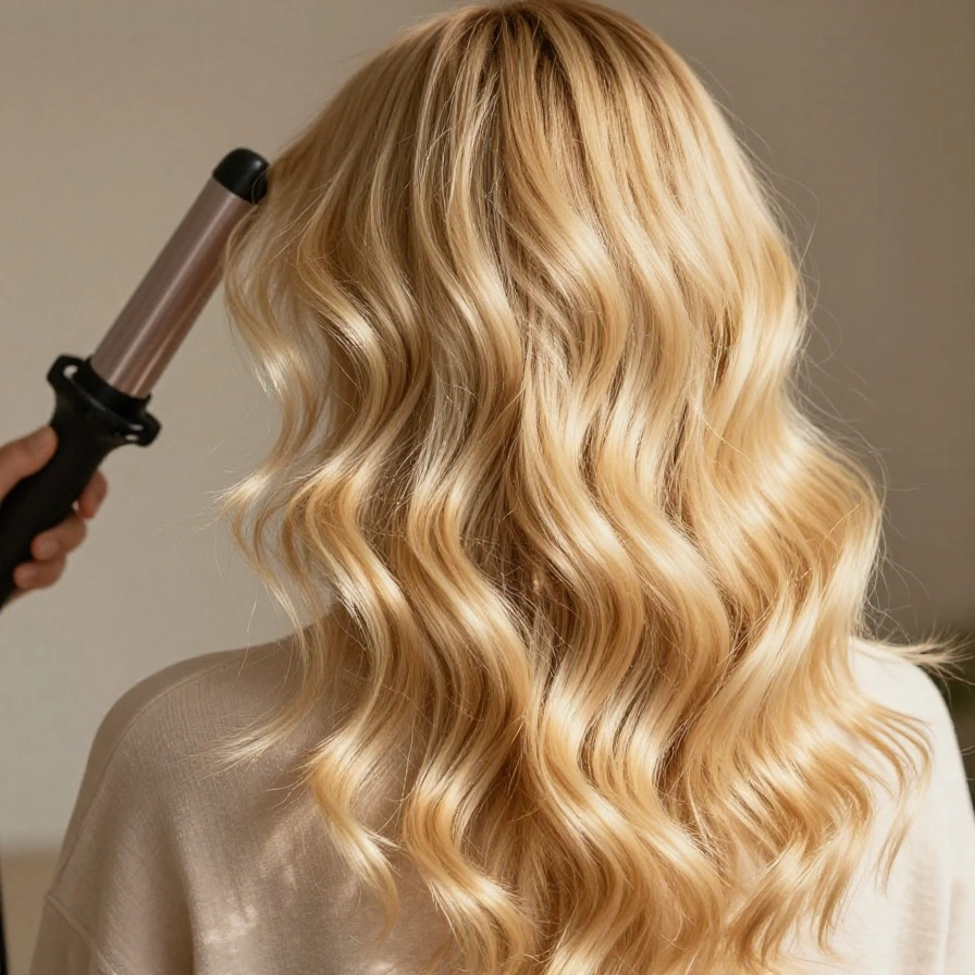 Buttery Blonde Waves