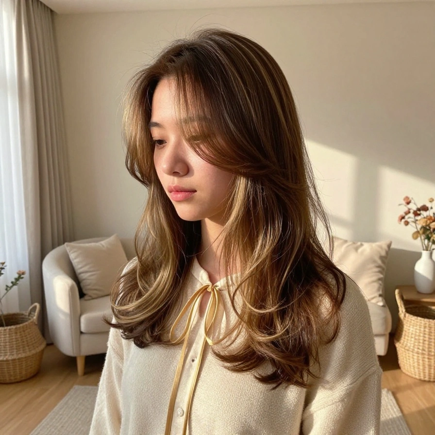 Buttery Brunette Highlights