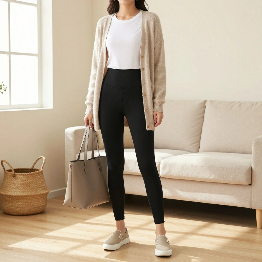 Cardigan Leggings Combo