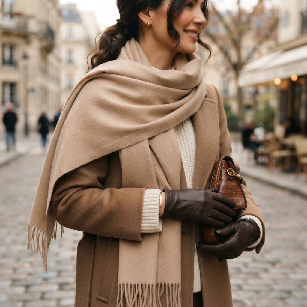 Cashmere Scarf Accent