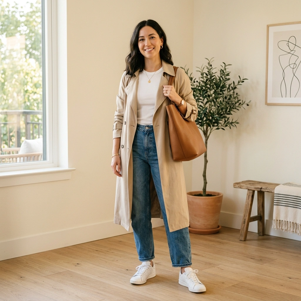 Casual Trench Outfit