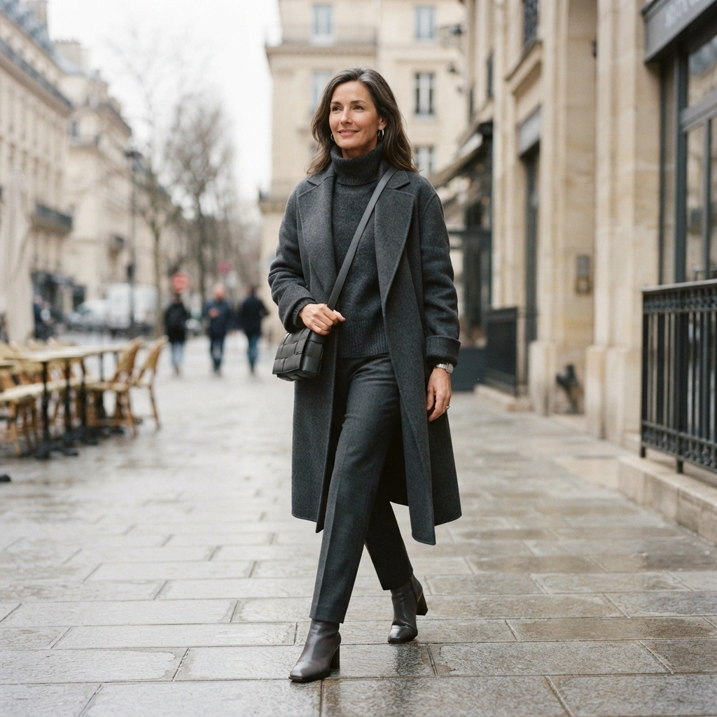Charcoal Monochrome Look