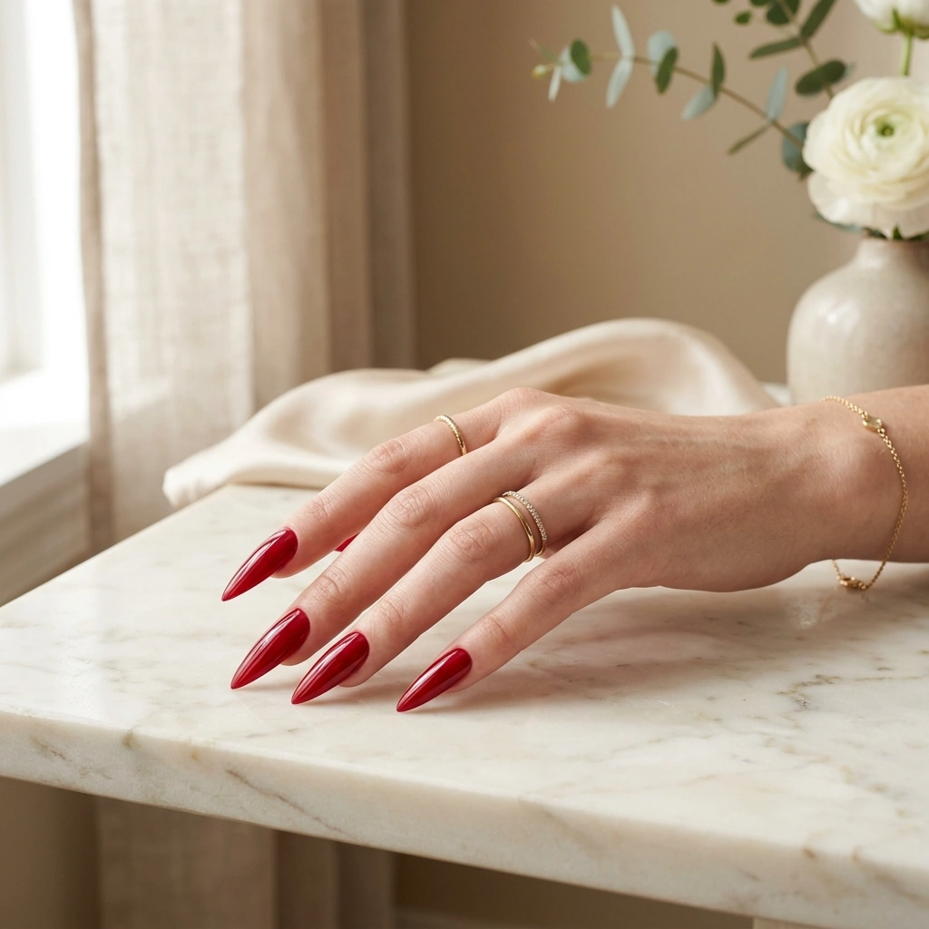 Cherry Red Stiletto
