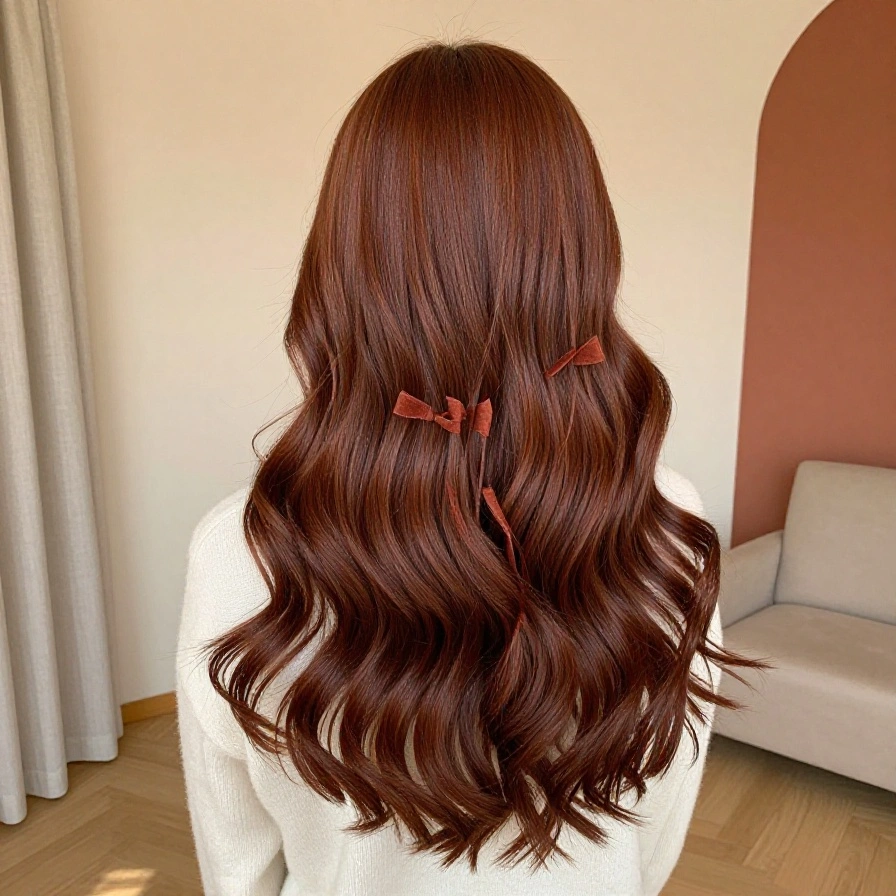 Chestnut Suede Ribbons