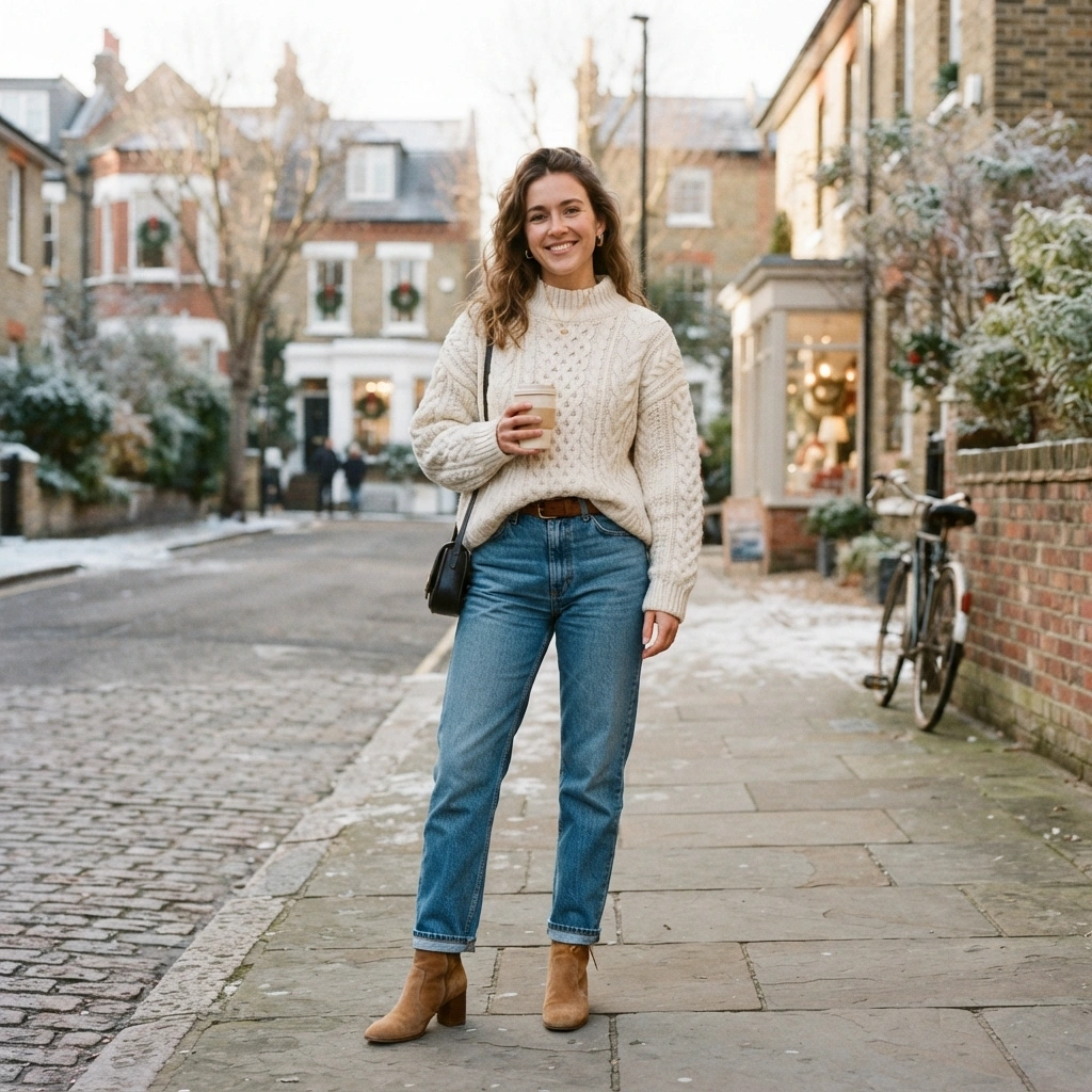 Chunky Sweater Denim
