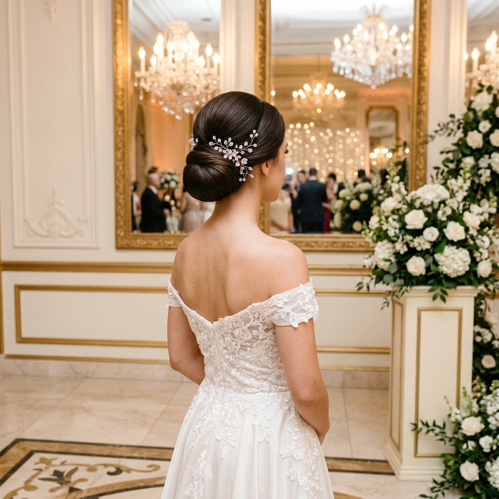 Classic Bridal Bun