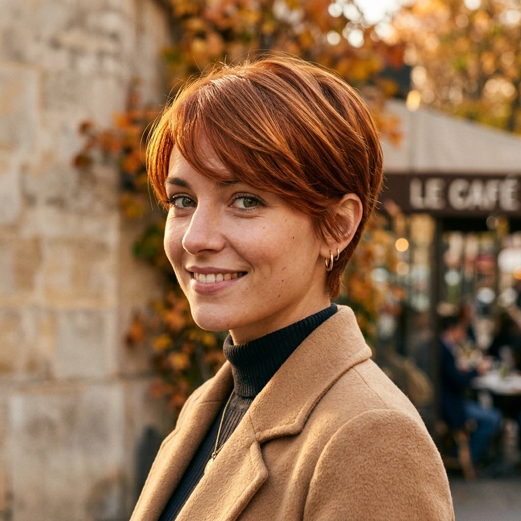 Copper French Pixie