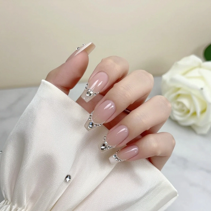 Crystal Embellished Tips