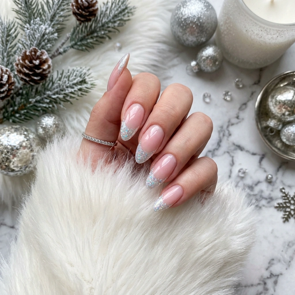 Crystal French Tips