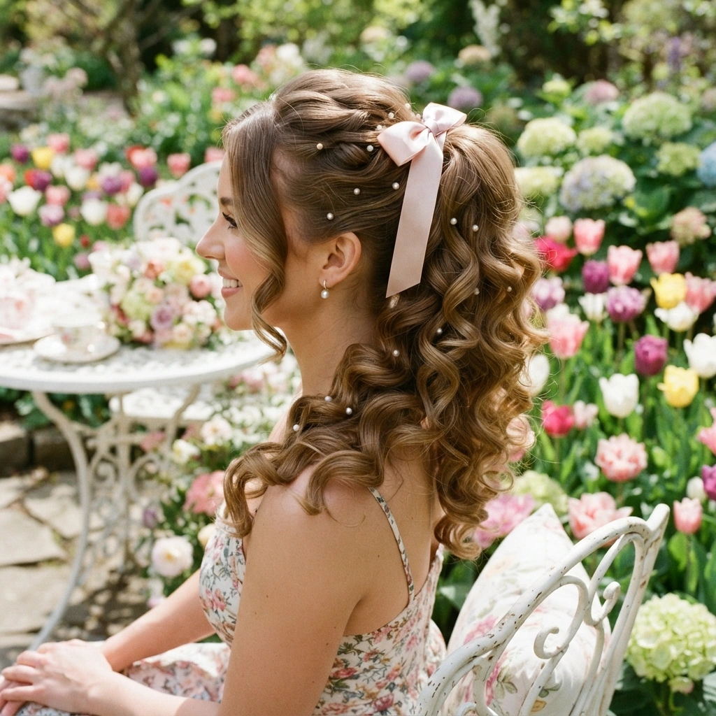 Curly High Pony