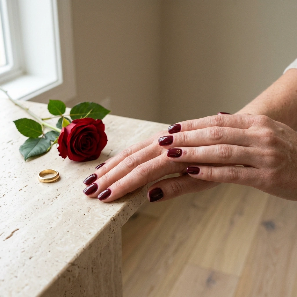 Deep Red Minimalism