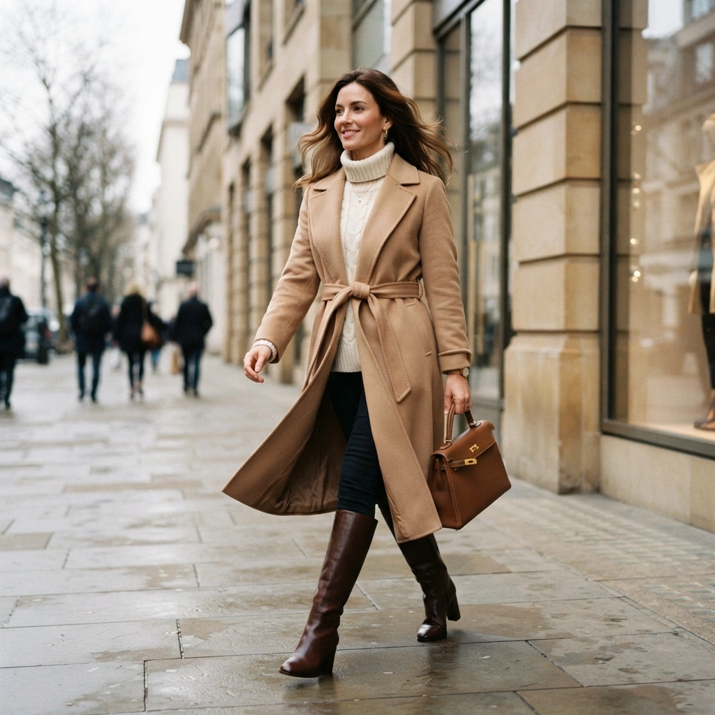 Elegant Belted Coat