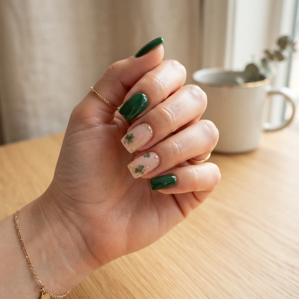 Emerald Shamrock Accents