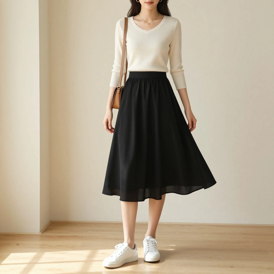 Everyday Midi Skirt