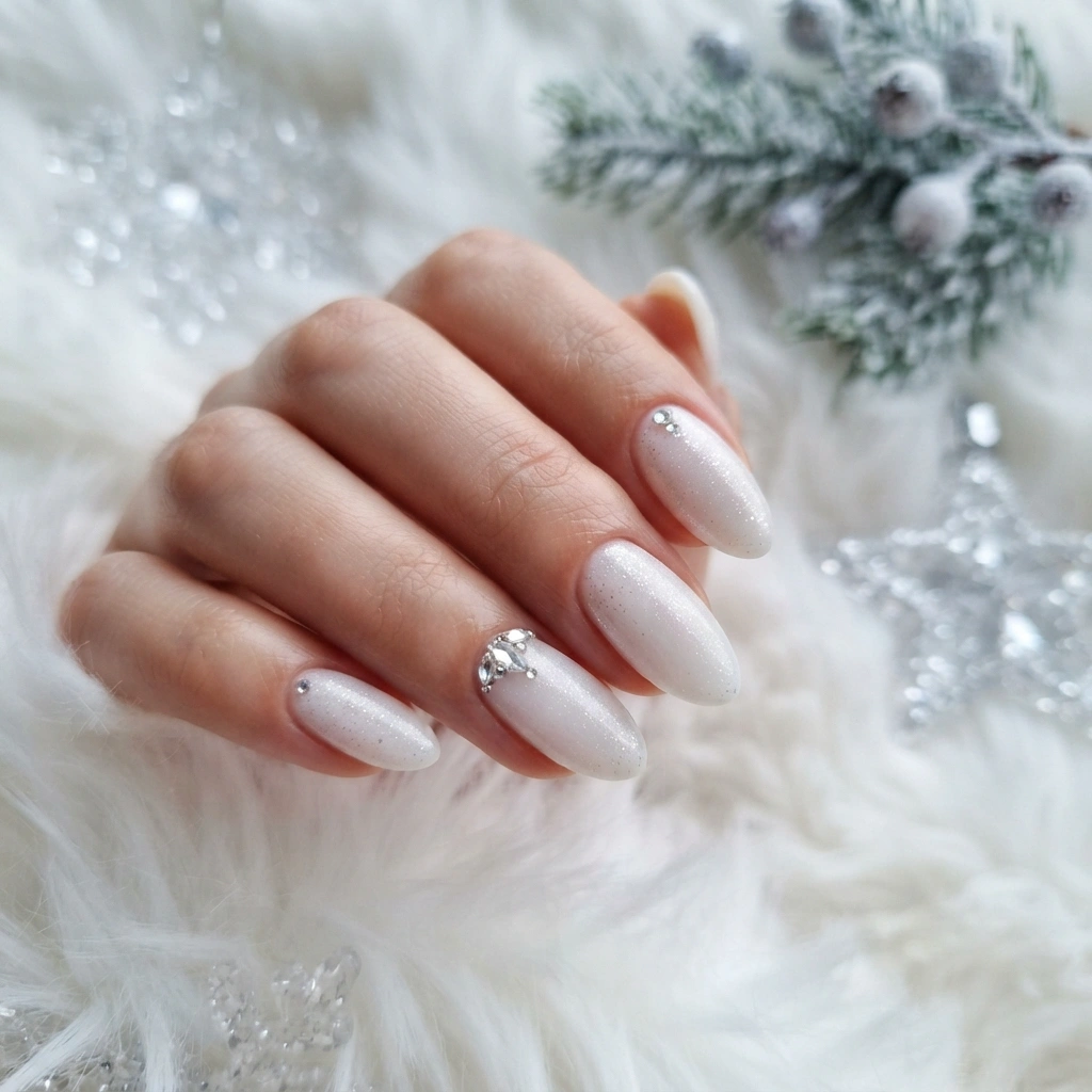Frosted White Elegance