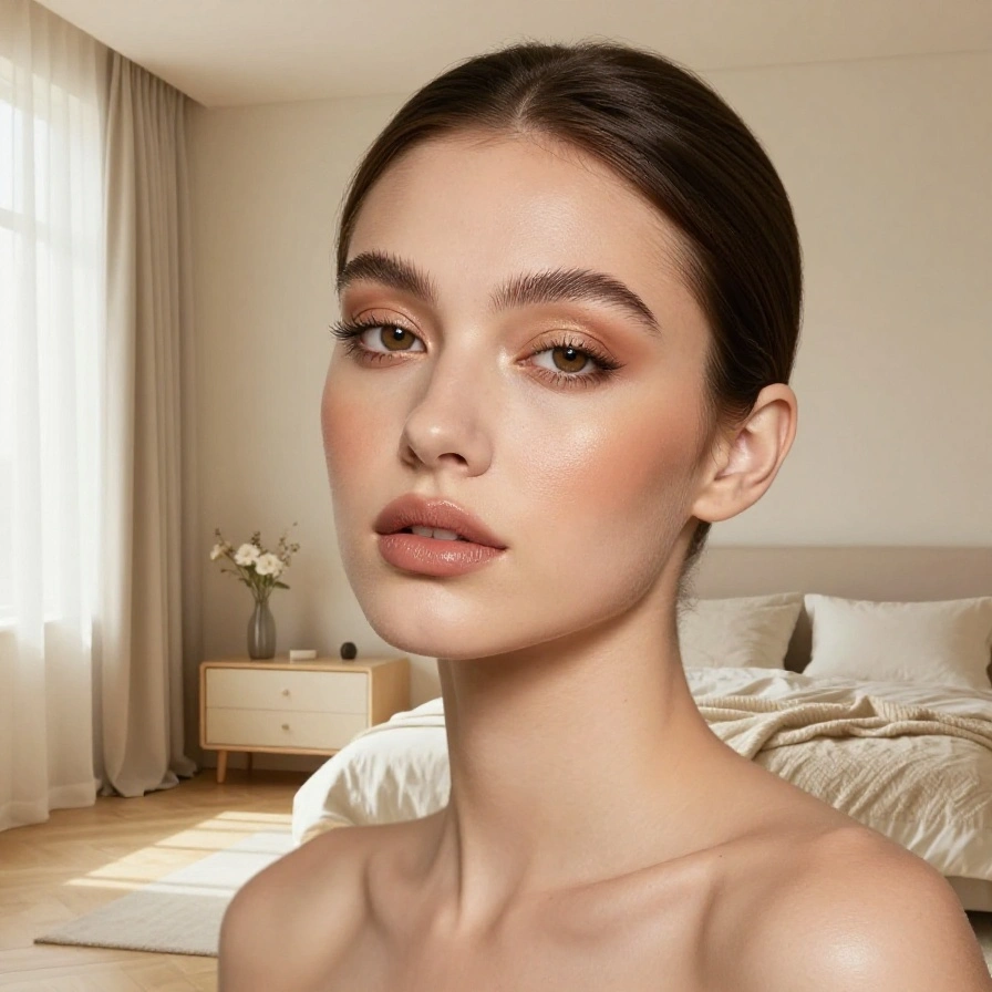 Glossy Nude Beauty