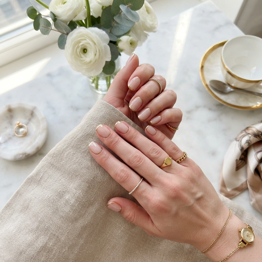 Gold Outline Tips