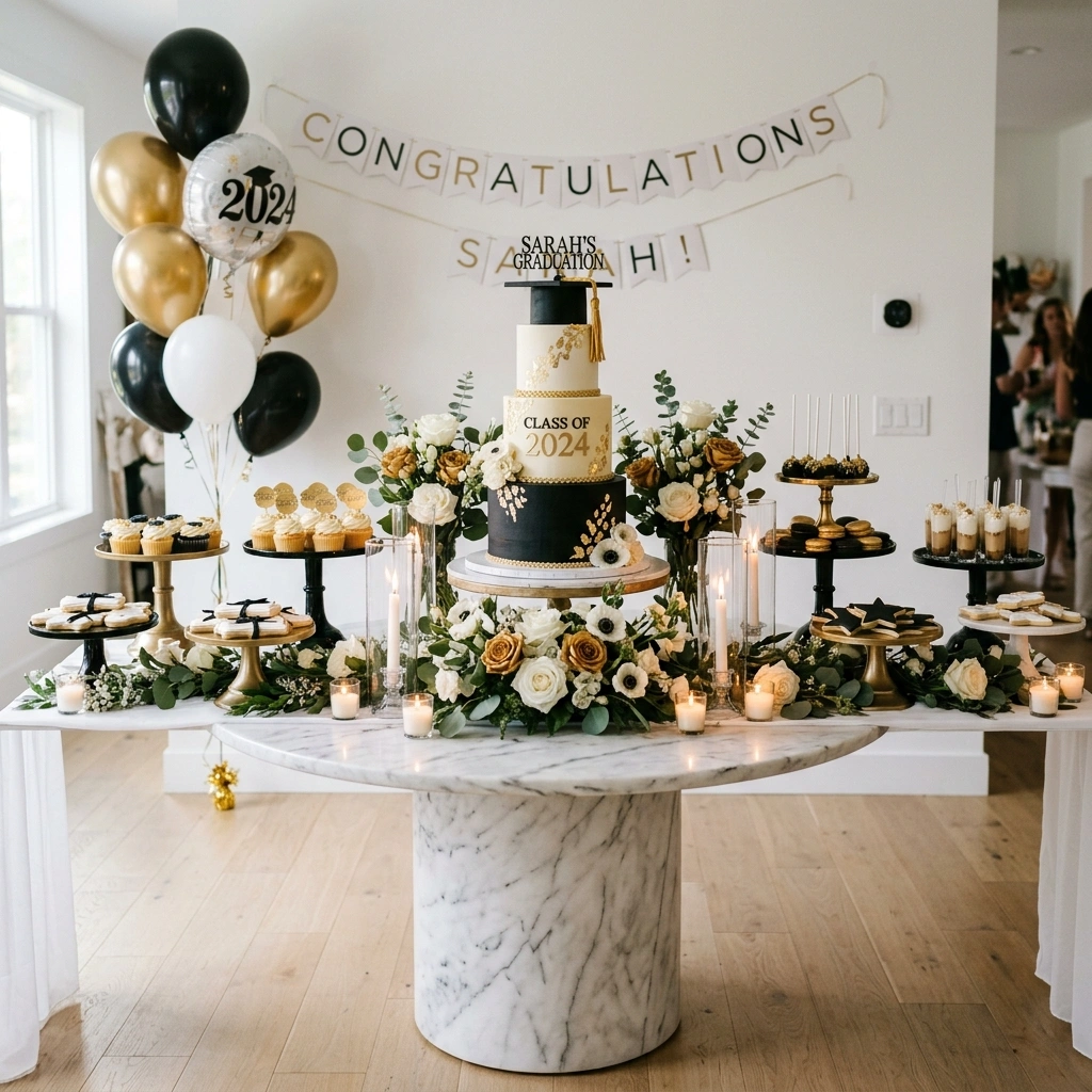 Graduation Cake Display
